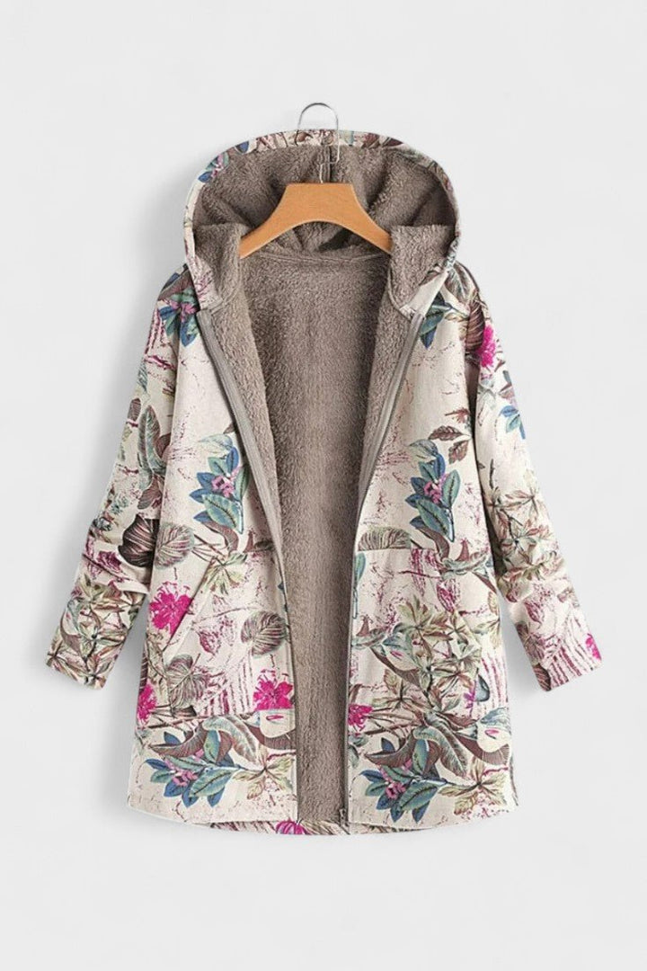 Fleural™ – Chaqueta de Forro Polar Blomster