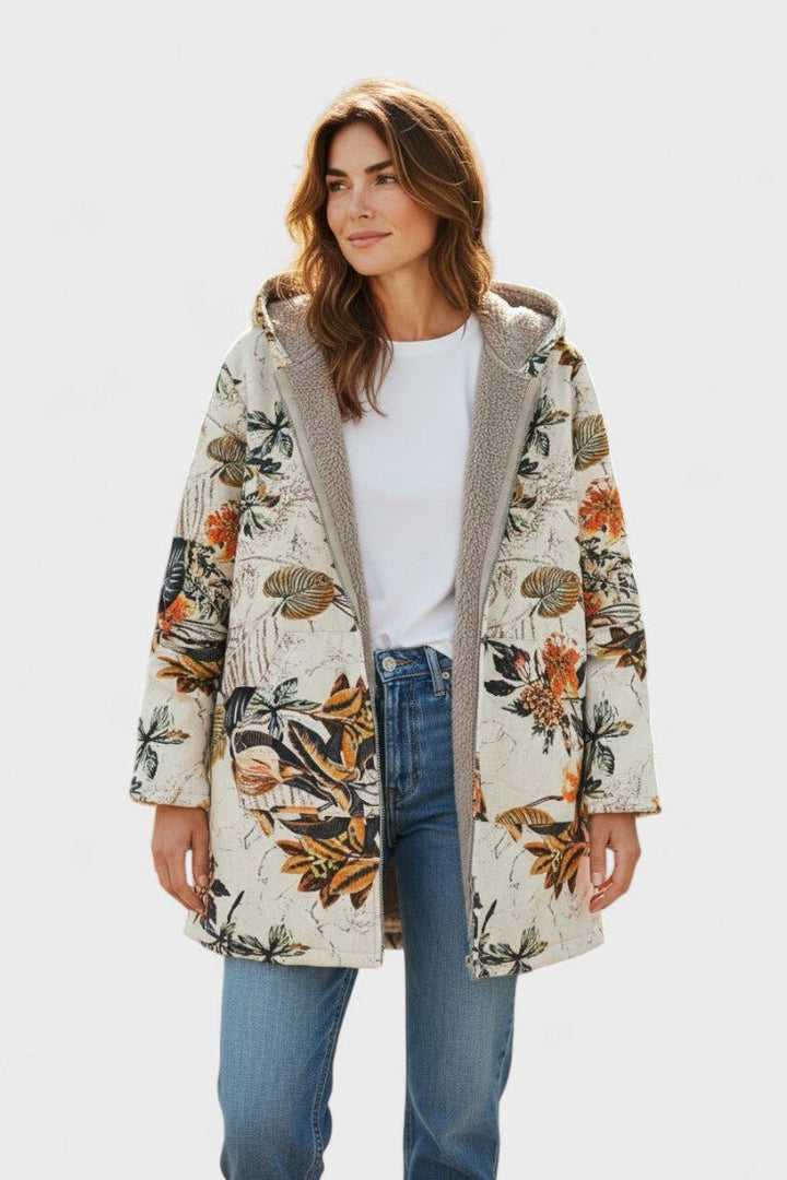 Fleural™ – Chaqueta de Forro Polar Blomster