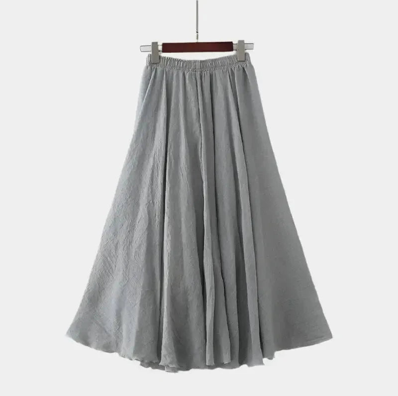 Freja Elegant Midi Skirt - Effortless Style for Every Occasion