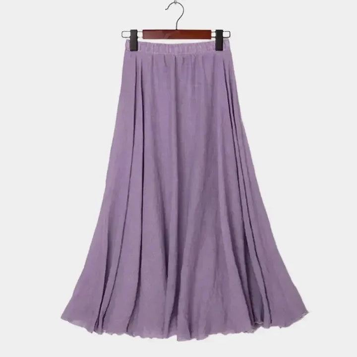 Freja Elegant Midi Skirt - Effortless Style for Every Occasion