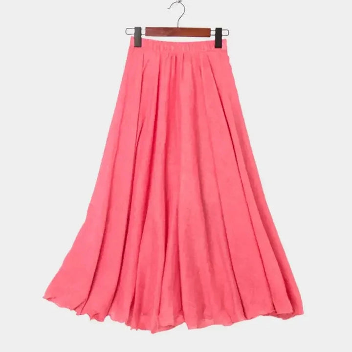 Freja Elegant Midi Skirt - Effortless Style for Every Occasion