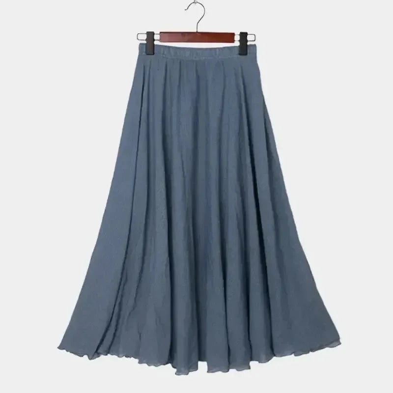 Freja Elegant Midi Skirt - Effortless Style for Every Occasion