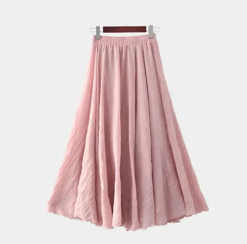 Freja Elegant Midi Skirt - Effortless Style for Every Occasion