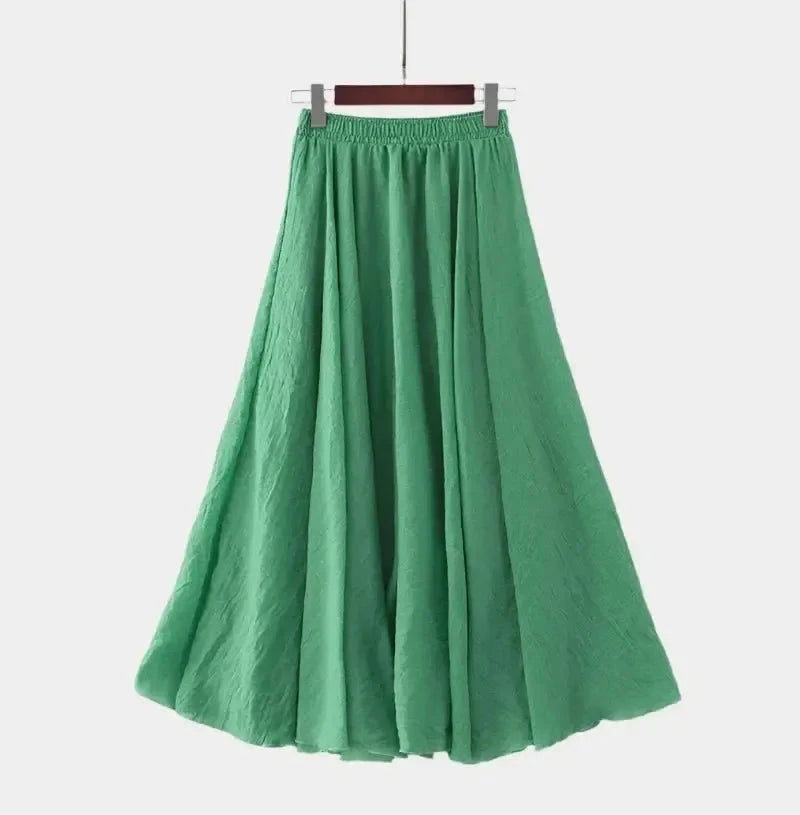 Freja Elegant Midi Skirt - Effortless Style for Every Occasion