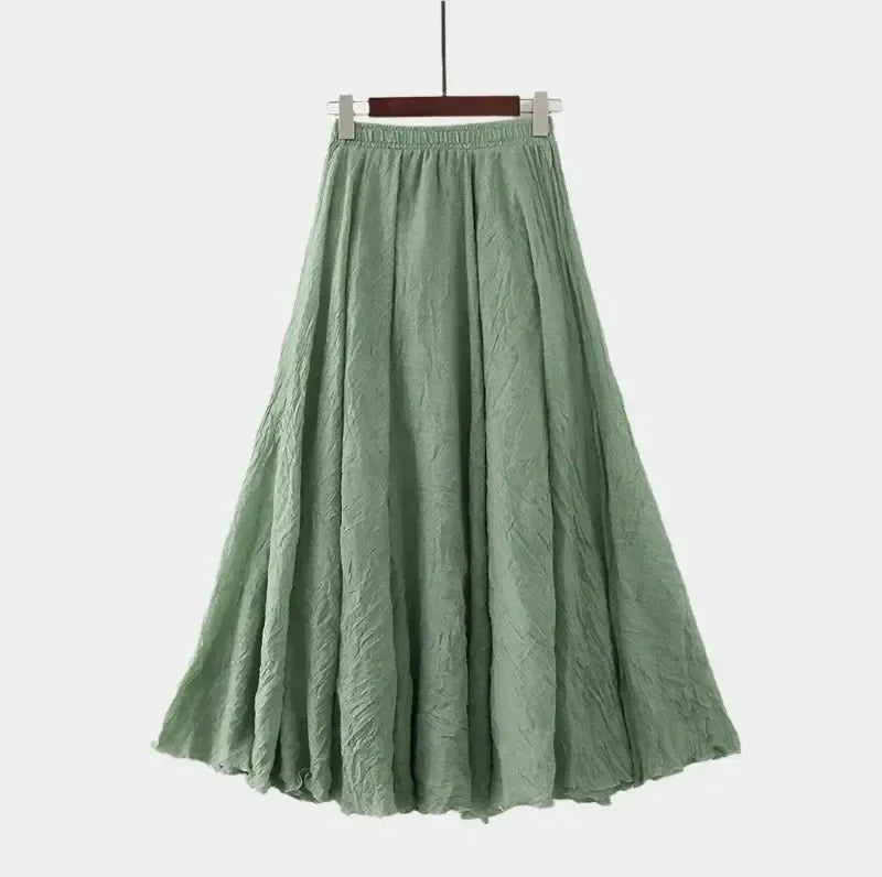 Freja Elegant Midi Skirt - Effortless Style for Every Occasion