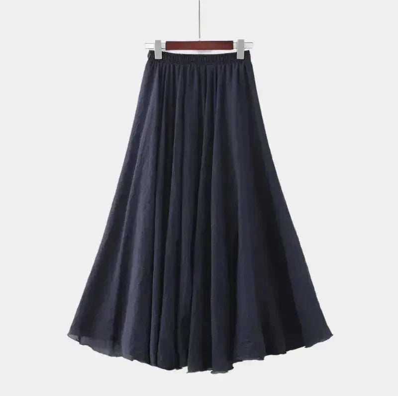 Freja Elegant Midi Skirt - Effortless Style for Every Occasion