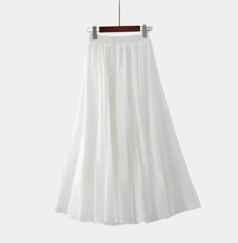 Freja Elegant Midi Skirt - Effortless Style for Every Occasion