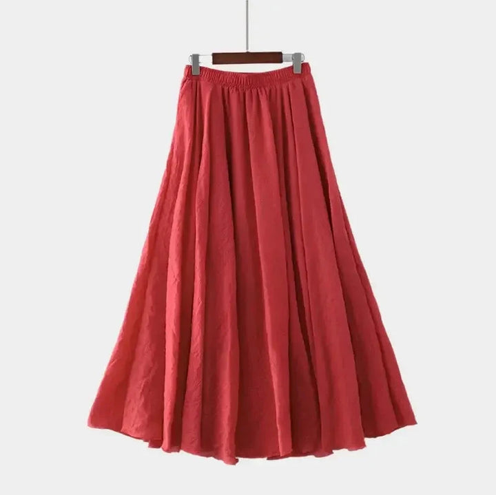 Freja Elegant Midi Skirt - Effortless Style for Every Occasion