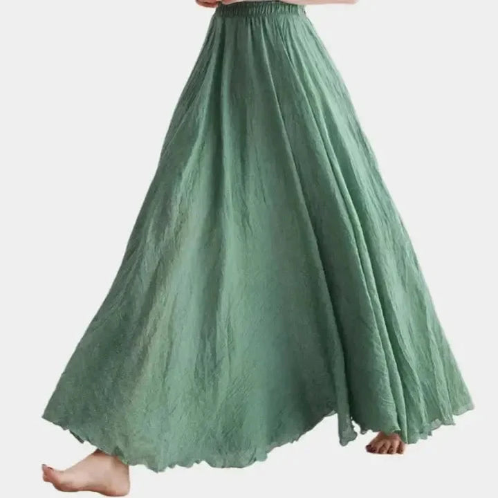 Freja Elegant Midi Skirt - Effortless Style for Every Occasion