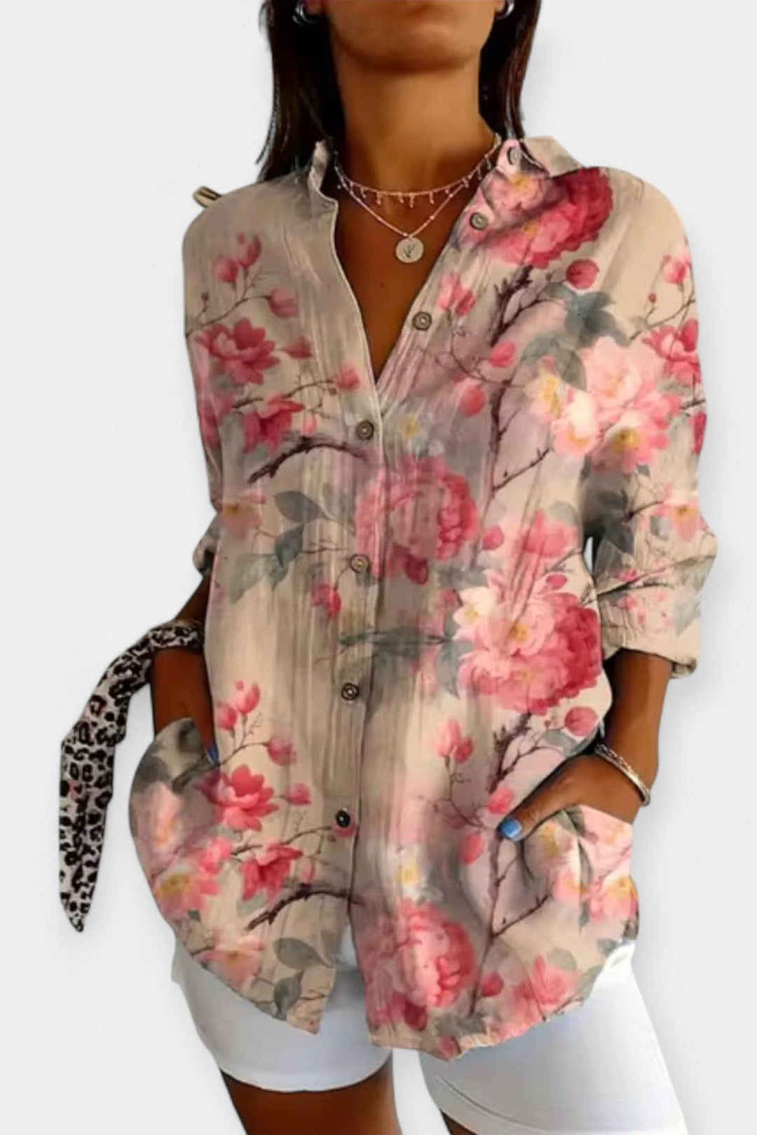 Frida | Camisa con diseño floral