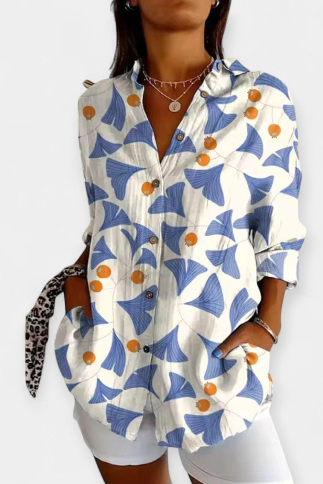 Frida | Camisa con diseño floral