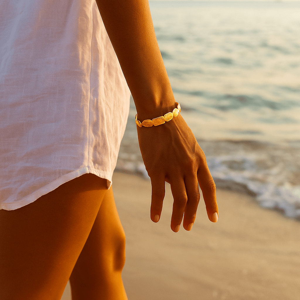 Frida | Elegante Pulsera de Oro para Brillar en Cada Ocasión