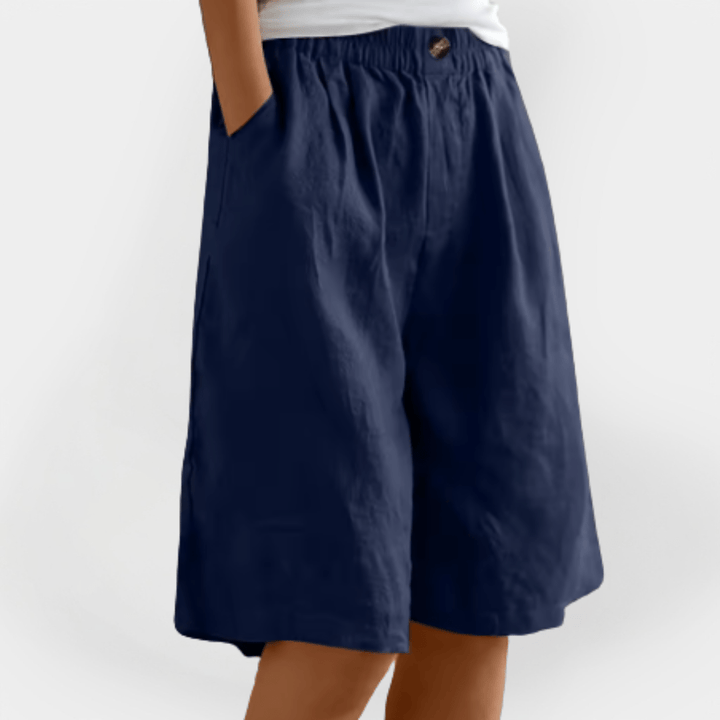 Frida Stylish High-Waisted Shorts for Effortless Summer Chic