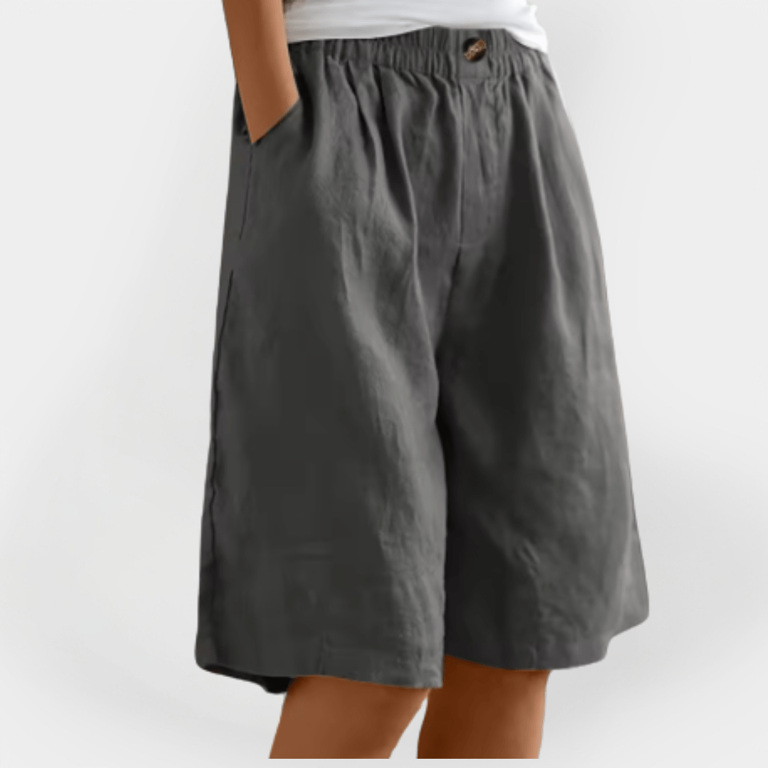 Frida Stylish High-Waisted Shorts for Effortless Summer Chic