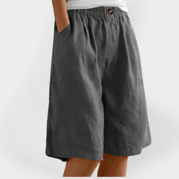 Frida Stylish High-Waisted Shorts for Effortless Summer Chic