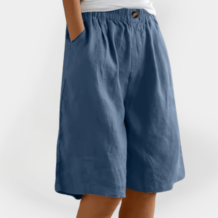 Frida Stylish High-Waisted Shorts for Effortless Summer Chic