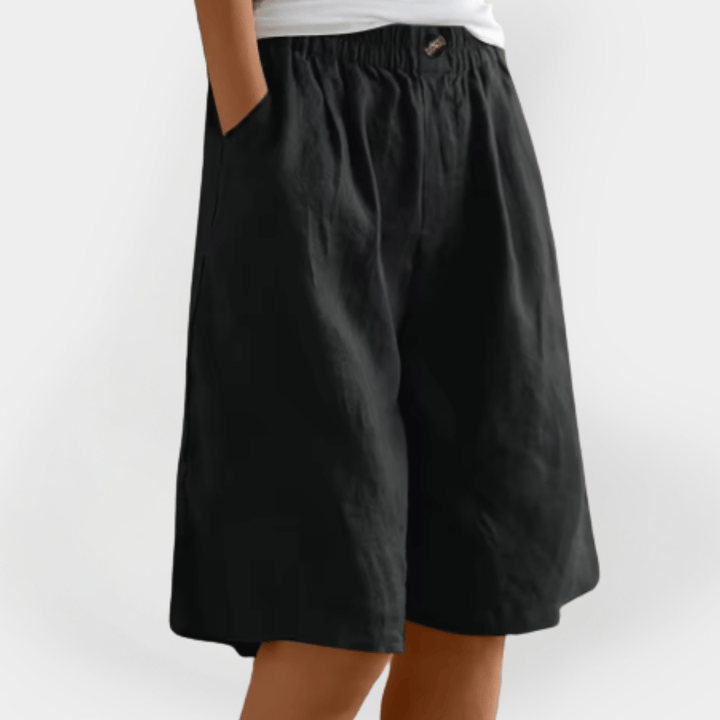 Frida Stylish High-Waisted Shorts for Effortless Summer Chic