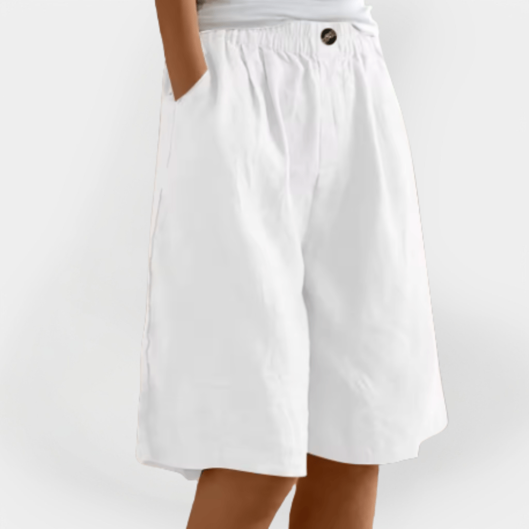 Frida Stylish High-Waisted Shorts for Effortless Summer Chic