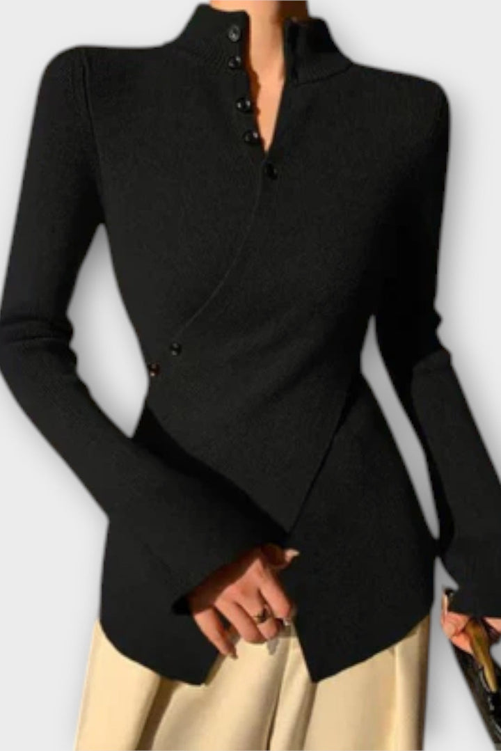 Gry | Suéter Negro de Punto