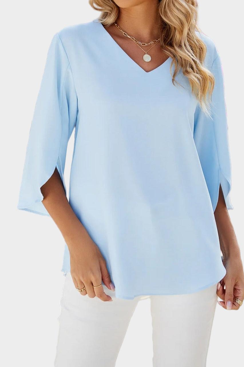 Helle | Blusa con Detalles de Volantes