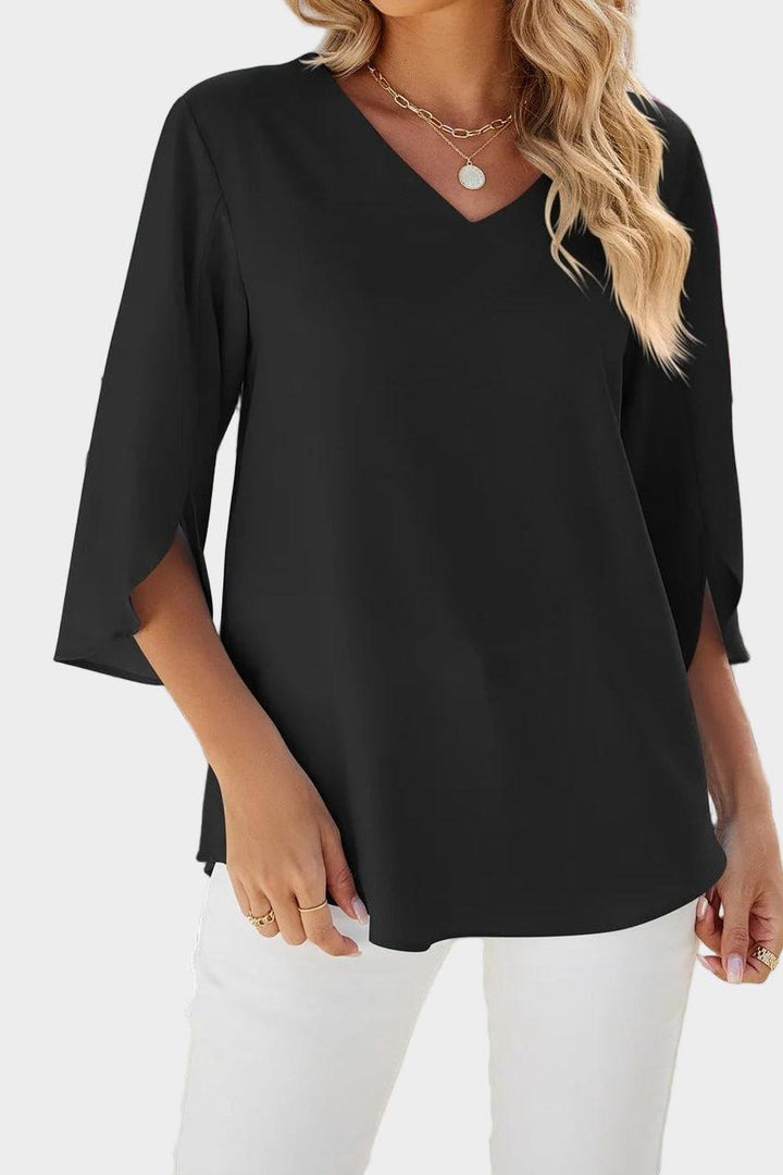 Helle | Blusa con Detalles de Volantes