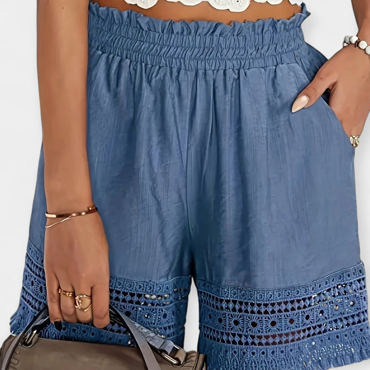 Ida Lace Shorts: Effortless Elegance for Chic Summer Style