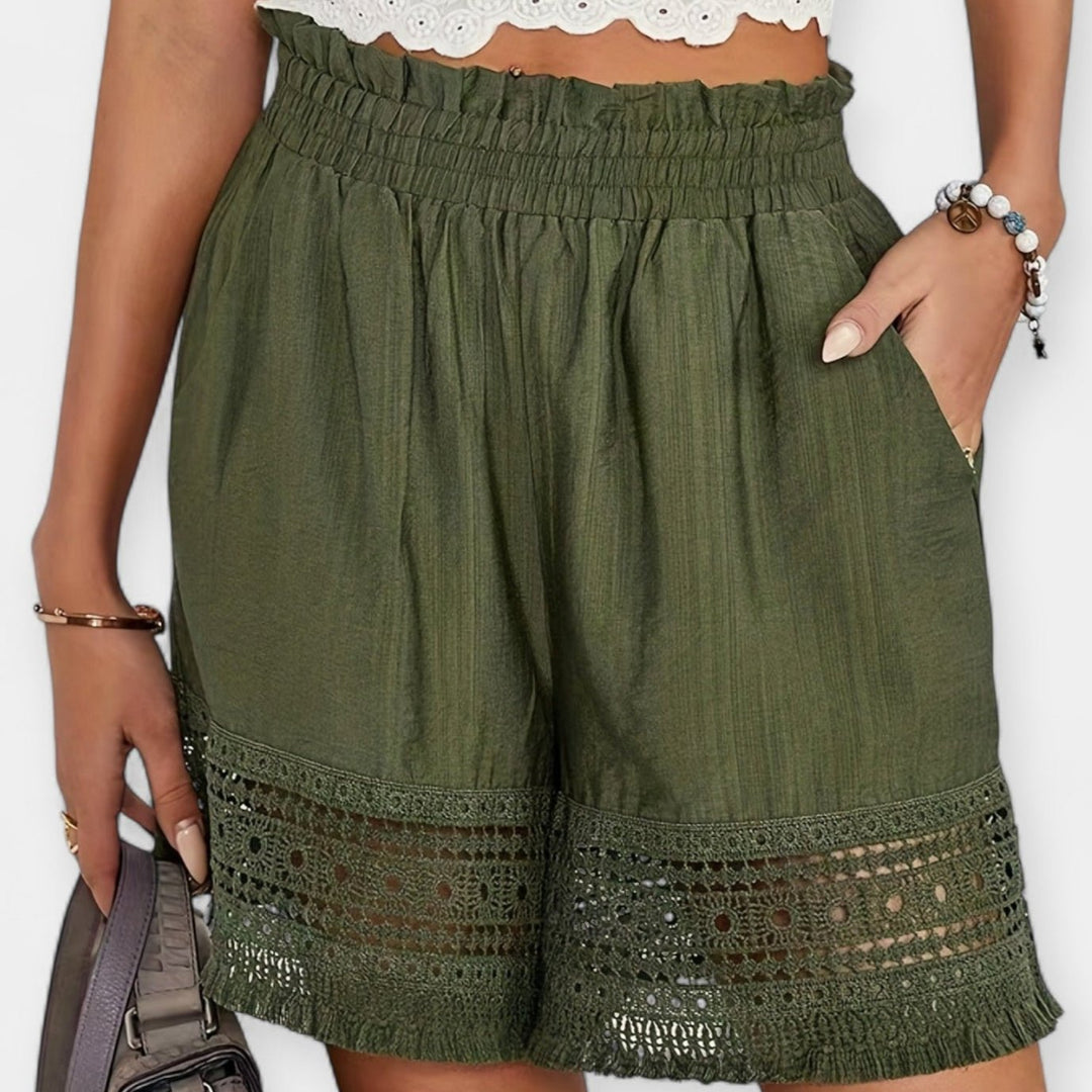 Ida Lace Shorts: Effortless Elegance for Chic Summer Style