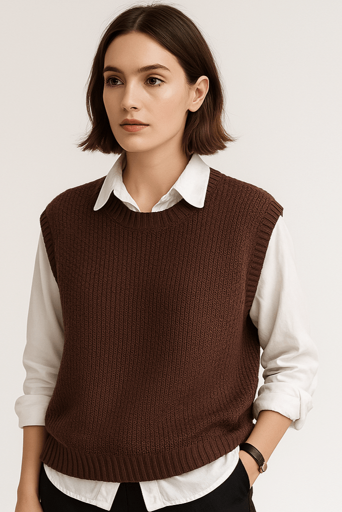 Inger | Chaleco de Punto Sin Mangas