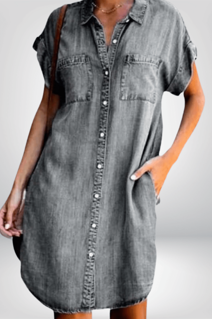 Chic Inger Denim Dress - Effortless Style and Comfort for Every Occasion