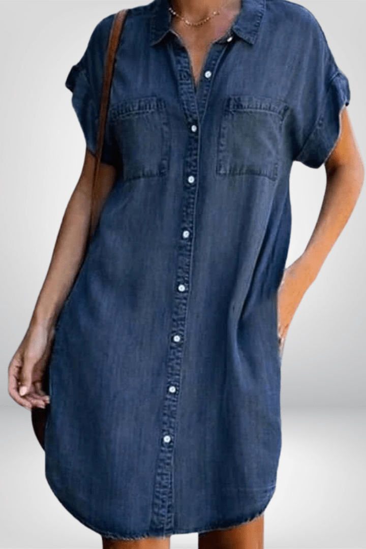 Chic Inger Denim Dress - Effortless Style and Comfort for Every Occasion