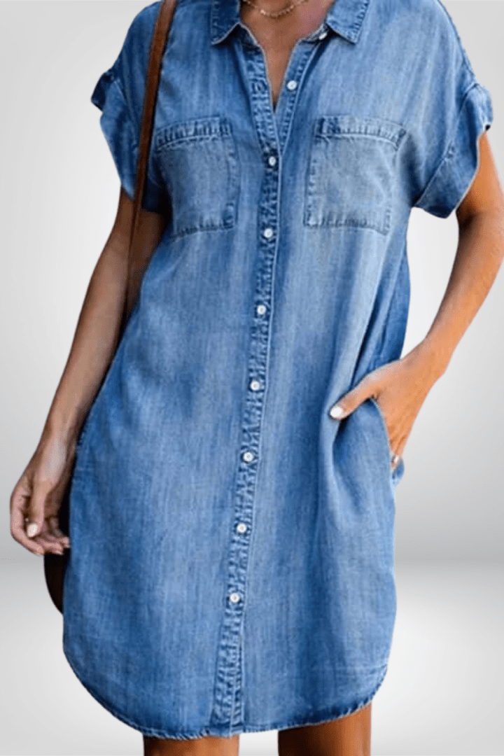 Chic Inger Denim Dress - Effortless Style and Comfort for Every Occasion