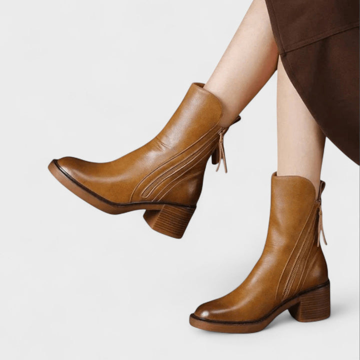 Irina | Elegantes Botas de Tobillo para un Estilo Sofisticado y Confortable