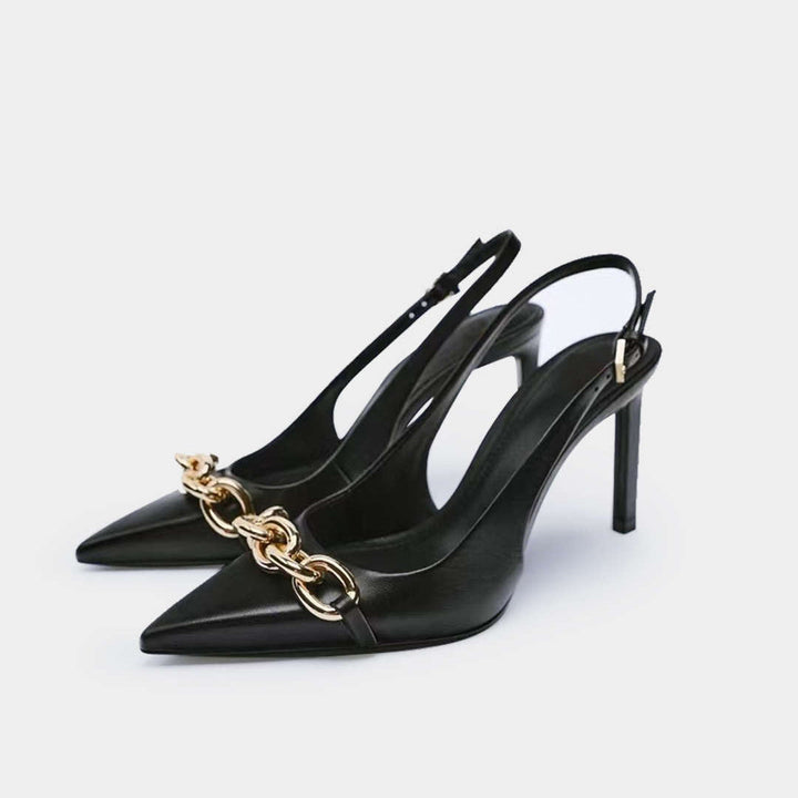Isolda | Elegantes Tacones de Cadena para un Estilo Sofisticado y Confortable