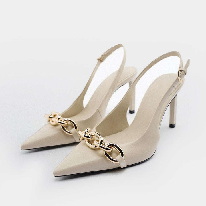 Isolda | Elegantes Tacones de Cadena para un Estilo Sofisticado y Confortable