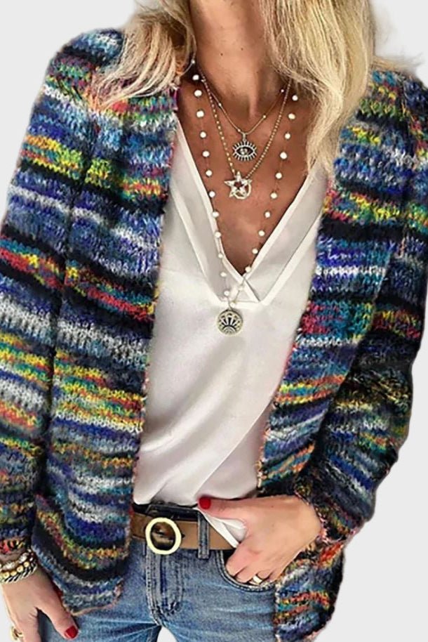 Johanne Multicolor Vest - Elevate Your Style with a Vibrant, Versatile Layering Essential