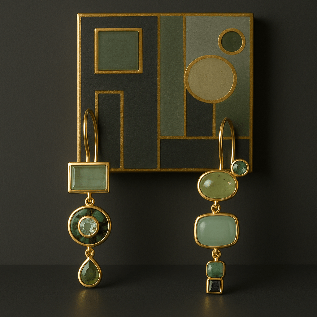 Aretes Skovhjerte Johanne: Elegancia Natural que Resalta tu Estilo