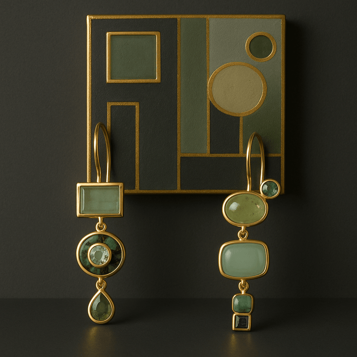 Aretes Skovhjerte Johanne: Elegancia Natural que Resalta tu Estilo