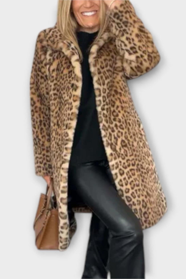 Josefine | Chaqueta Estampada de Leopardo