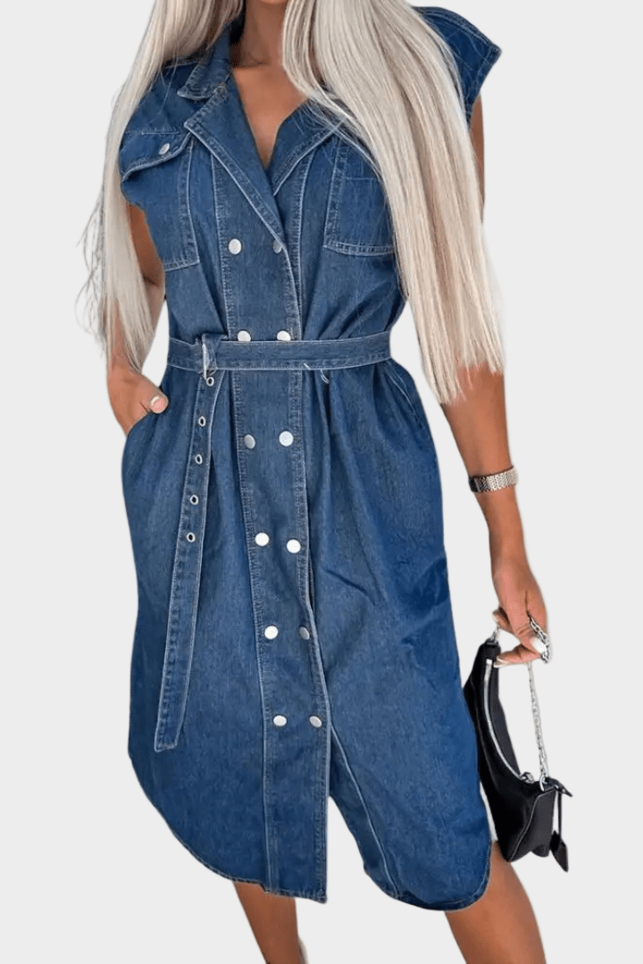 Kaisa Denim Dress: Effortless Style and Comfort for Every Occasion
