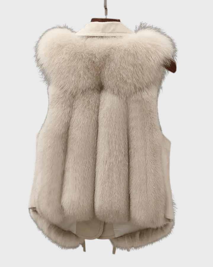 Katrine | Elegante Chaleco de Cuero