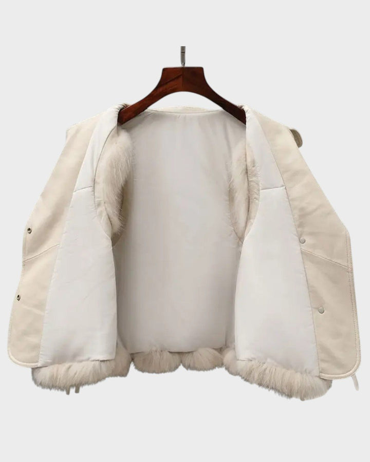 Katrine | Elegante Chaleco de Cuero