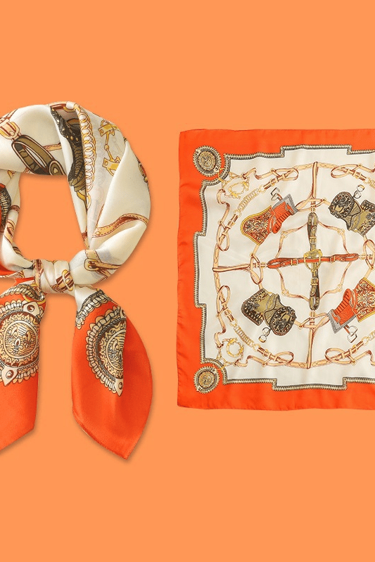 Lærke | Elegante pañuelo de seda para un toque de sofisticación en tu estilo diario