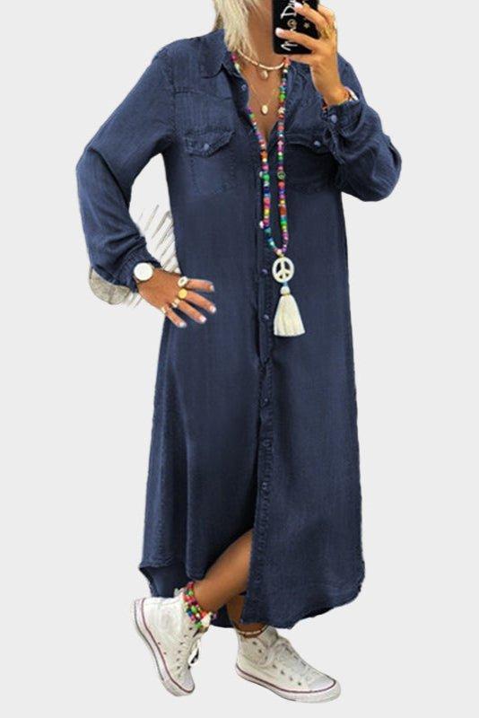 Laura Denim Dress - Effortless Style and Comfort for Every Occasion