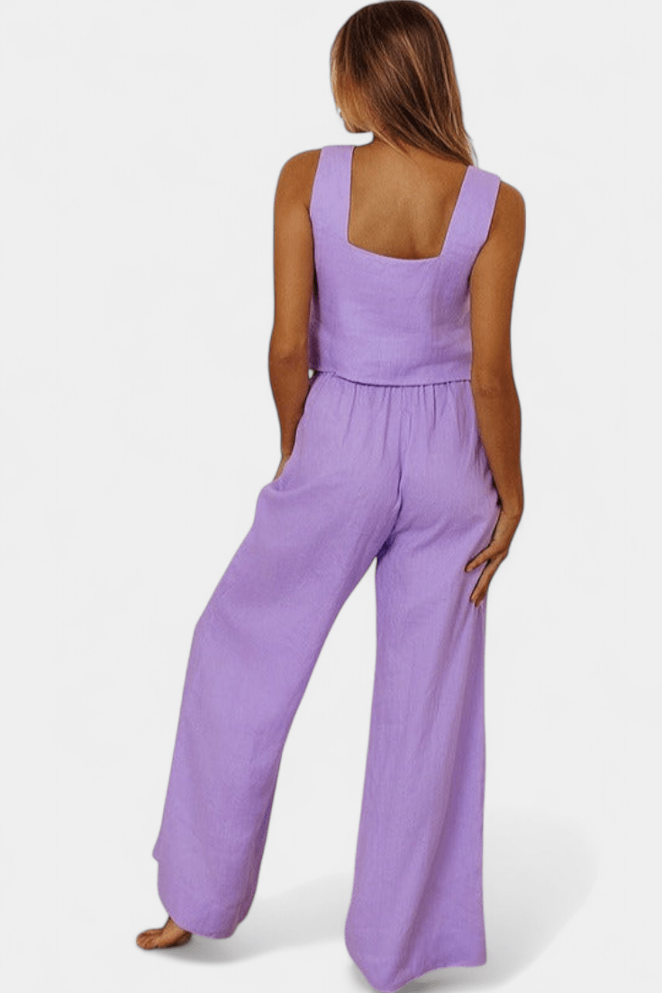 Linned Comfort Set: Elevate Your Style with Cozy Elegance