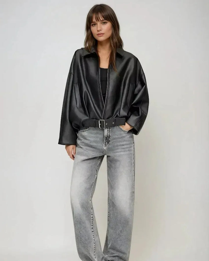 Louise | Chaqueta Vegana de Cuero