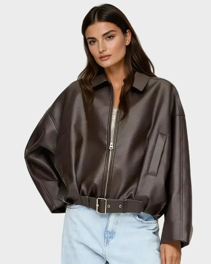 Louise | Chaqueta Vegana de Cuero