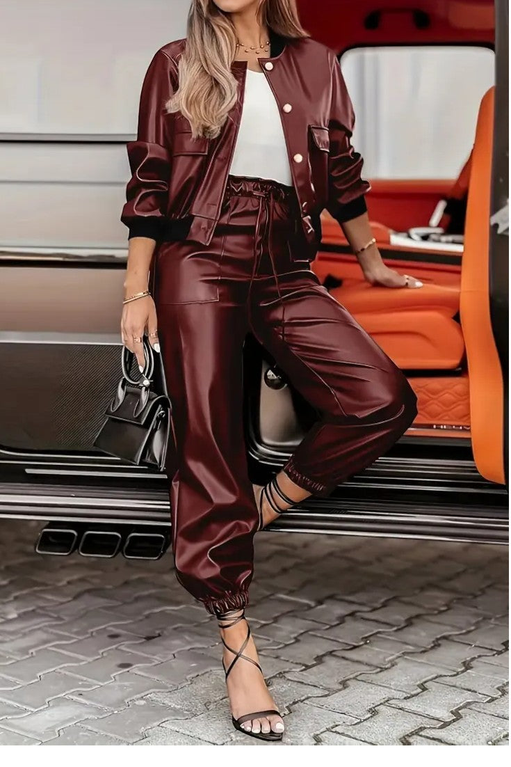 Lucie Leather Set: Elevate Your Style with Luxurious Comfort and Timeless Elegance