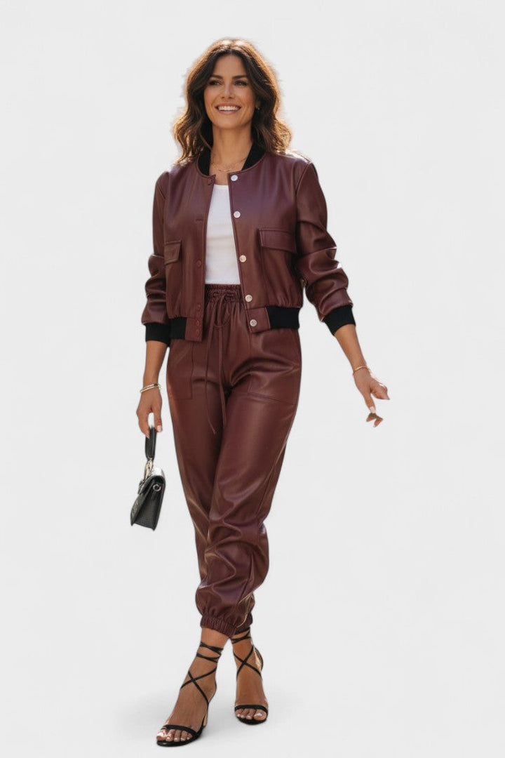 Lucie Leather Set: Elevate Your Style with Luxurious Comfort and Timeless Elegance