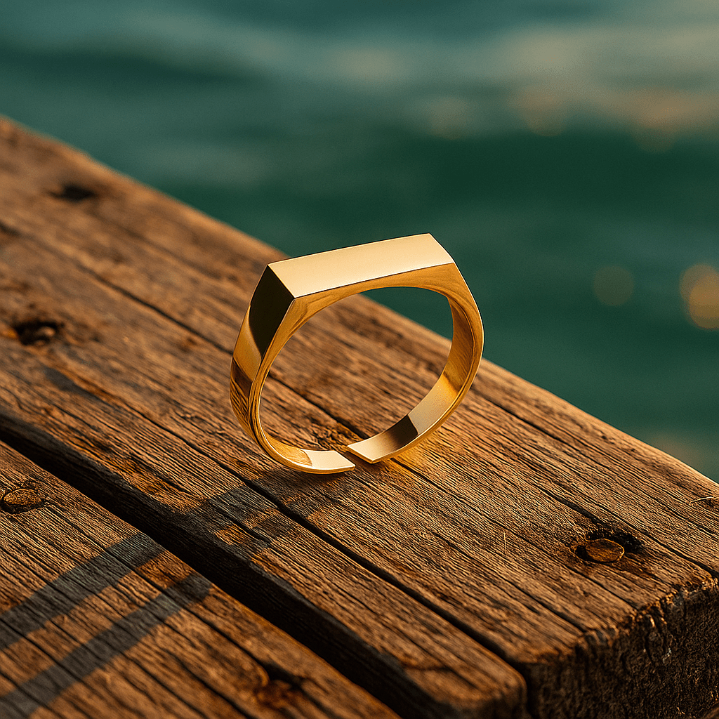 Maja | Elegante Anillo Geométrico para Realzar tu Estilo Único