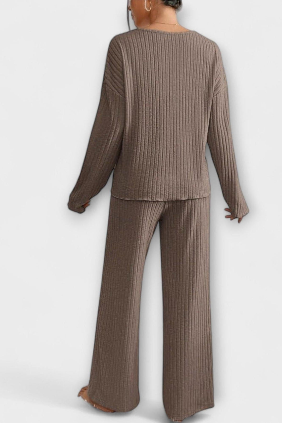 Malou Ribbed Knit Set - Cozy Comfort Meets Effortless Style for Every Occasion